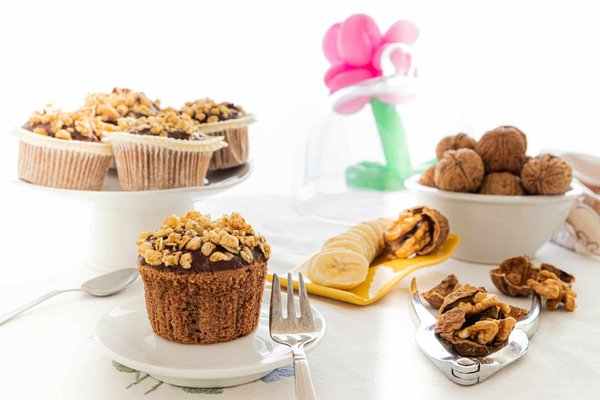 Quelle est la meilleure façon de faire des muffins à la banane et noix?